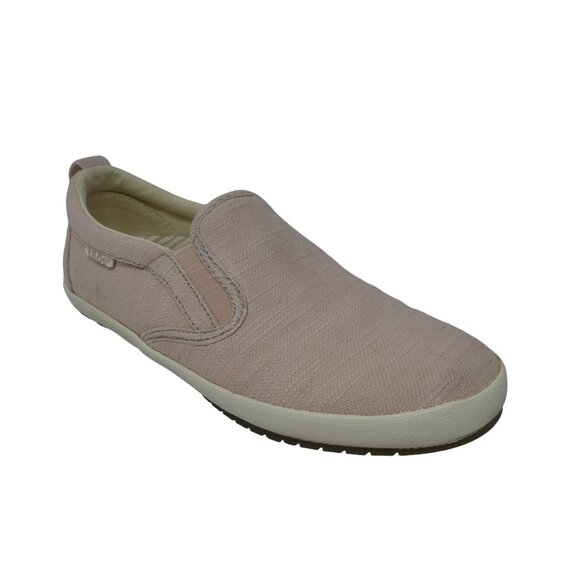 Taos Shell Pink Hemp Lightweight Slip On Sneakers Womens 7.5 - Picture 1 of 13